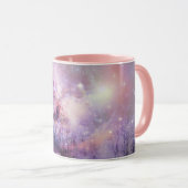 Tree Winter Wonderland Pink Purple Art Mug Cup (Devant droit)