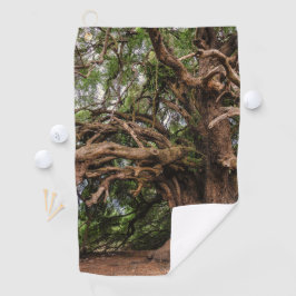 Tree Wood Bark Golfpatroon Destiny's Destiny Golfhanddoek
