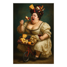 "Treed licht, eet zwaar" surrealistisch kunstwerk