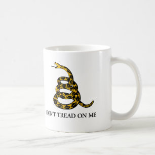 treed me niet aan - libertariër van de gaddenvlag koffiemok
