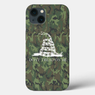 Treed niet op me (camouflage) iPhone 13 hoesje