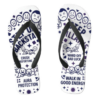 Treed op achterbakse types | Tree op schurken set Teenslippers