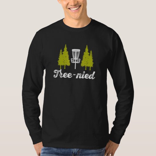 Treed Stupid Trees Frisbee Golf T-shirt (Voorkant)