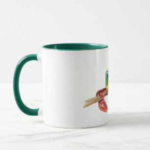 Treefrog boom kikker schattig dier illustratie tek mok