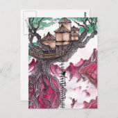 Treehouse Briefkaart (Voorkant / Achterkant)
