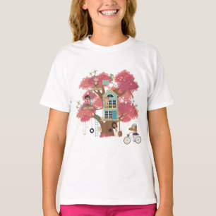 Treehouse Collection Meisjes T-shirt met Ruffle