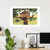 Treehouse Grote Print (Thuiskantoor)