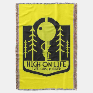 Treehouse jongen terug naar school deken