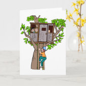 Treehouse Kaart (Gele Bloem)