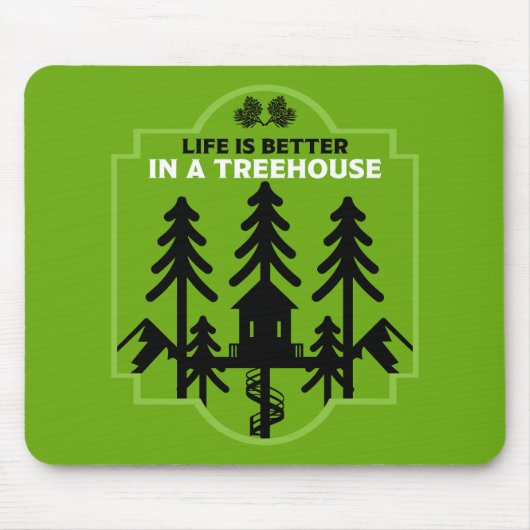 Treehouse Kinder terug naar school Muismat (Voorkant)