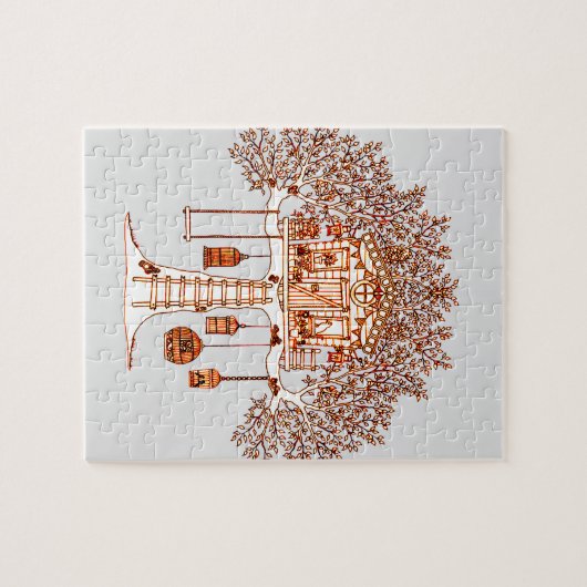 Treehouse Legpuzzel (Horizontaal)