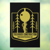 Treehouse Master Builder Raamsticker (Vel 3)