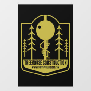Treehouse Master Builder Raamsticker