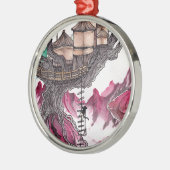 Treehouse Metalen Ornament (Links)