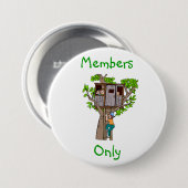Treehouse Ronde Button 7,6 Cm (Voorkant /achterkant)