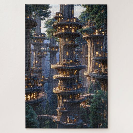 Treehouses Puzzel (Verticaal)