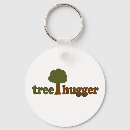 Treehugger (boom) sleutelhanger (Voorkant)