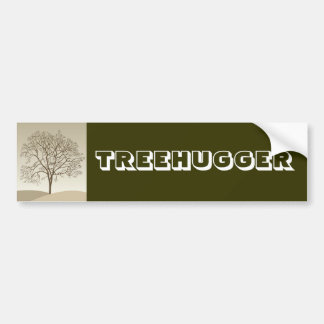 Treehugger Bumpersticker