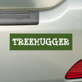 Treehugger Bumpersticker (Op auto)