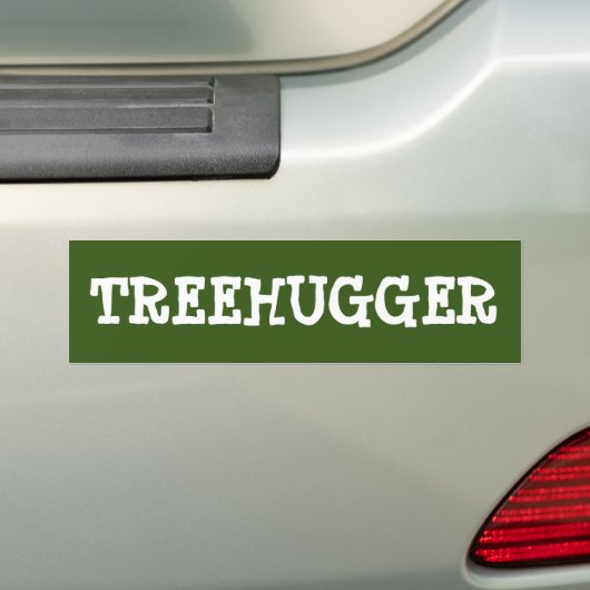 Treehugger Bumpersticker (Op auto)