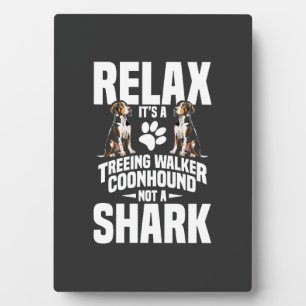Treeing Walker Coonhound-bezitter Puppy Ontspan He Fotoplaat