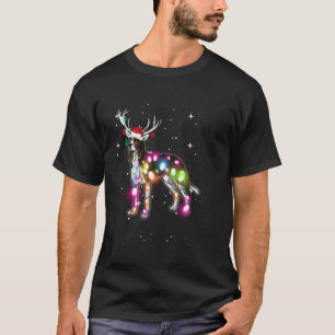Treeing Walker Coonhound Christmas Lights Pajama F T-shirt