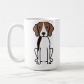 Treeing Walker Coonhound Dog Cartoon Koffiemok (Links)