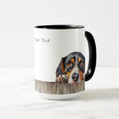Treeing Walker Coonhound Dog Mok (Voorkant rechts)