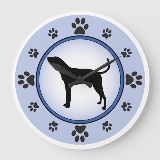 Treeing Walker Coonhound Grote Klok (Voorkant)
