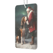 Treeing Walker Coonhound Kerstman Kerstmis Luchtverfrisser (Links)