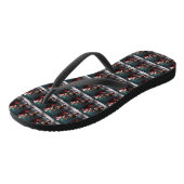 Treeing Walker Coonhound Kerstman Kerstmis Teenslippers (Schuin)