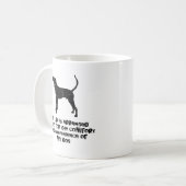 Treeing Walker Coonhound Koffiemok (Voorkant links)