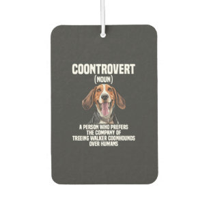 Treeing Walker Coonhound liefhebber hond Coontrove Luchtverfrisser