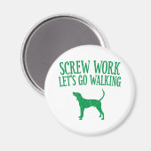 Treeing Walker Coonhound Magneet (Voorkant / Achterkant)