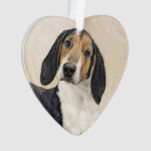 Treeing Walker Coonhound Peinture - Art original (devant)