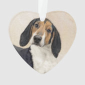 Treeing Walker Coonhound Peinture - Art original (dos)