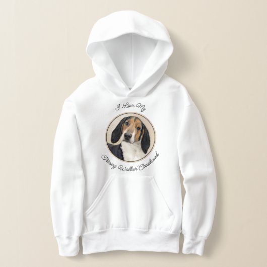 Treeing Walker Coonhound Peinture - Art original (Poser)