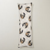 Treeing Walker Coonhound Schilderij Originele Hond Lichaamskussen (Achterkant (Verticaal))