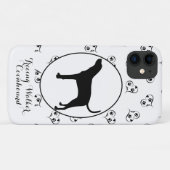 Treeing Walker Coonhound Silhouet Case-Mate iPhone Case (Achterkant (horizontaal))