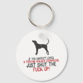 Treeing Walker Coonhound Sleutelhanger (Voorkant)
