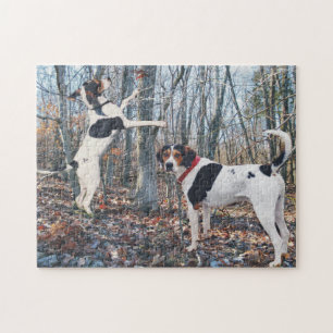 Treeing Walker Coonhounds Hunting Legpuzzel