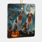 Treeing Walker Halloween Spoken Spook Keramisch Ornament (Rechts)