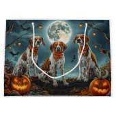 Treeing Walker Halloween Spooky Groot Cadeauzakje (Voorkant)
