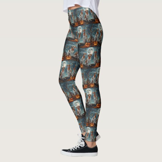 Treeing Walker Halloween Spooky Leggings (Links)