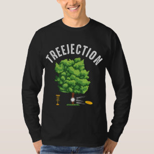 Treejection Grappige Disc Golf Speler Frisbee Golf T-shirt