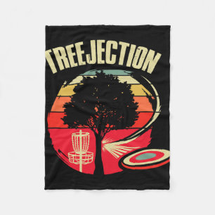 Treejection Stomme Boom Disc Golf Ultimate Frisbee Fleece Deken