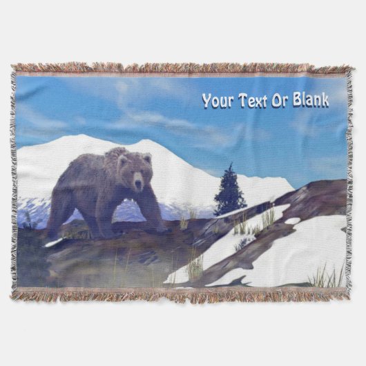 Treeline Grizzly Deken (Voorkant)