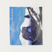 Treeline Grizzly Wandkleed (Voorkant)