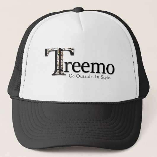 Treemo Camo Brand Trucker Hat Pet (Voorkant)