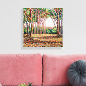 Trees 2009 canvas afdruk (Insitu (Woonkamer))